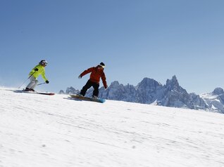Alpe Lusia is the perfect area for skiing in the italian Alps