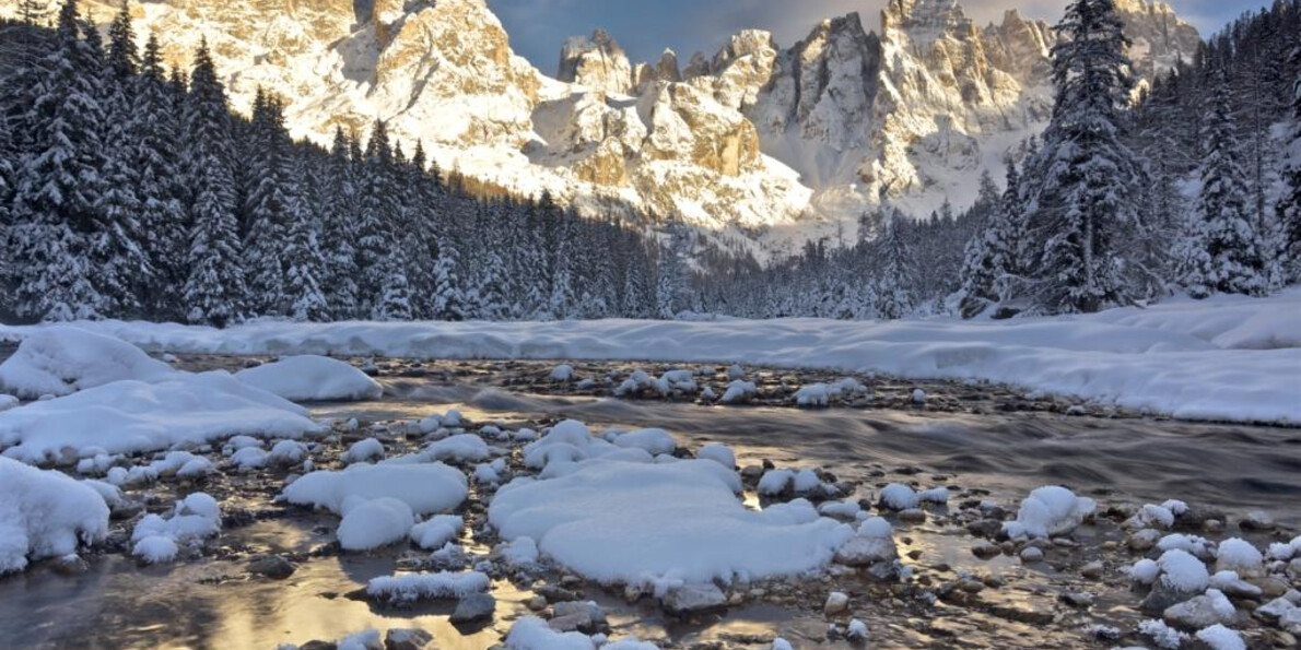Con le ciaspole nei parchi naturali del Trentino