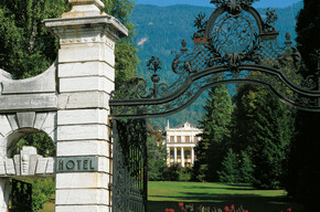 Der Park von Levico Terme