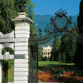 Der Park von Levico Terme