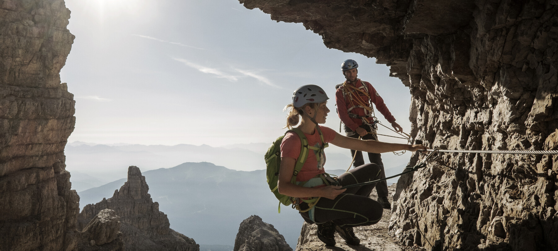 Bocchette di Brenta - Via Ferrata - Sommerurlaub in den Bergen