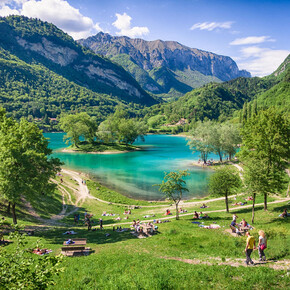 Lake Tenno Italy, hiking