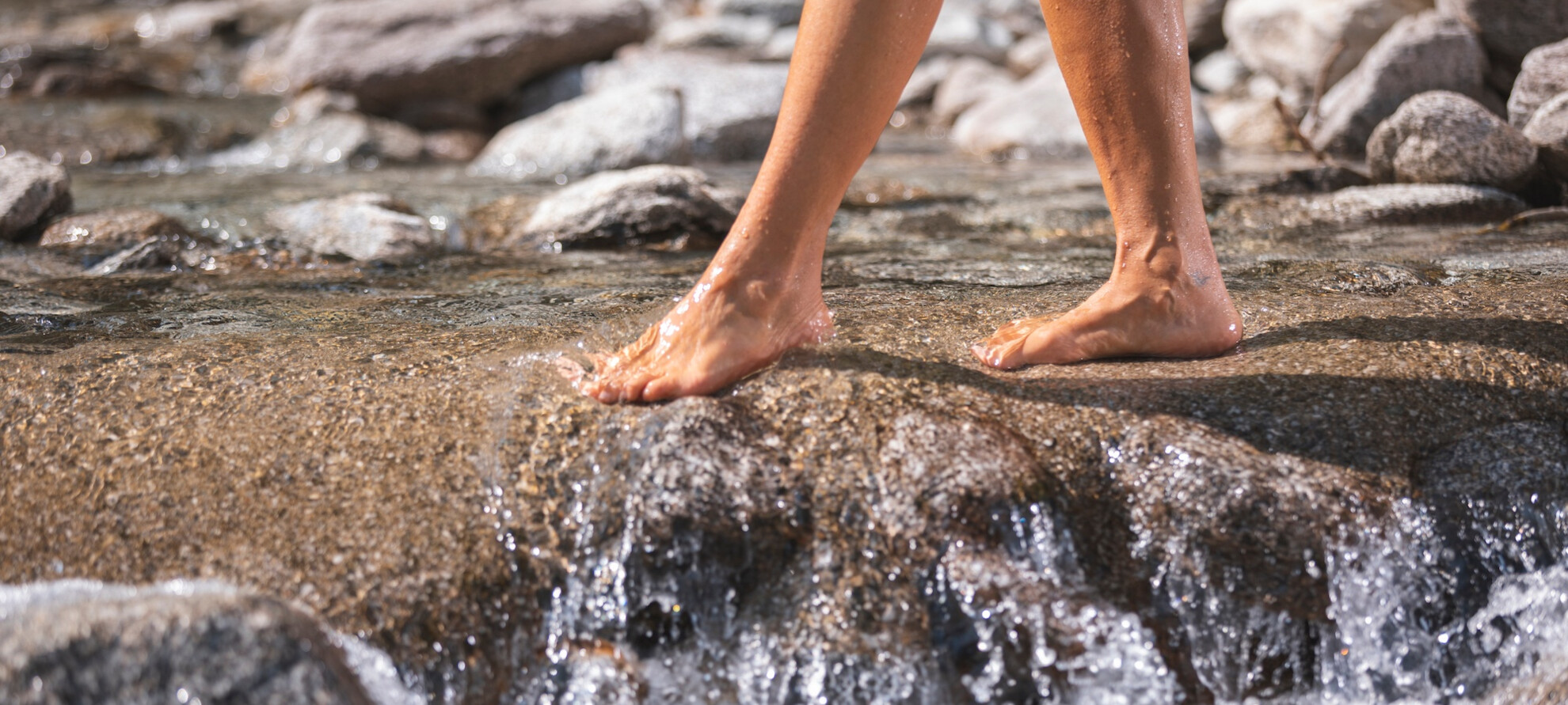 Barfuß in den Bergen