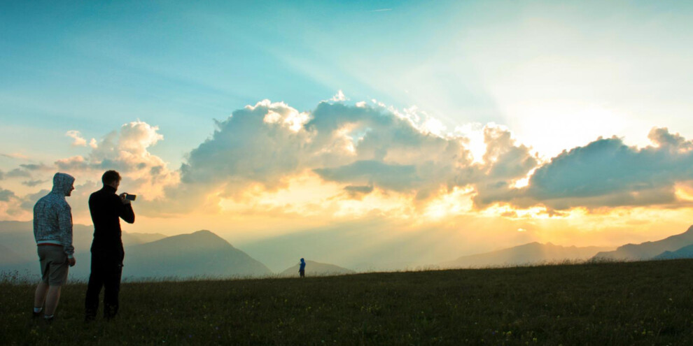 Sunset in the Adamello-Brenta Natural Park