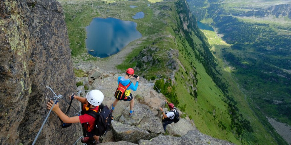 Ferrata dei Laghi, Cermiskyline - Val di Fiemme 