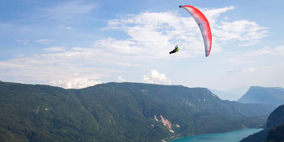Paragliding with Nicola