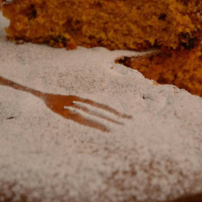  Dýňový a Amaretti dort