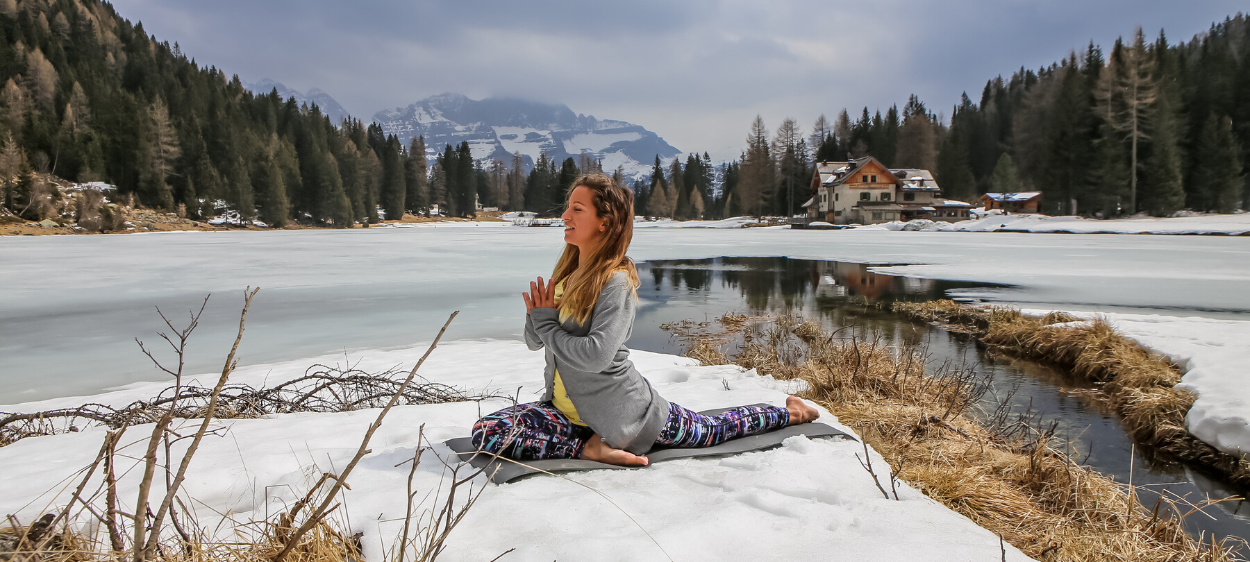Passeggiate sensoriali nelle Dolomiti di Brenta in inverno