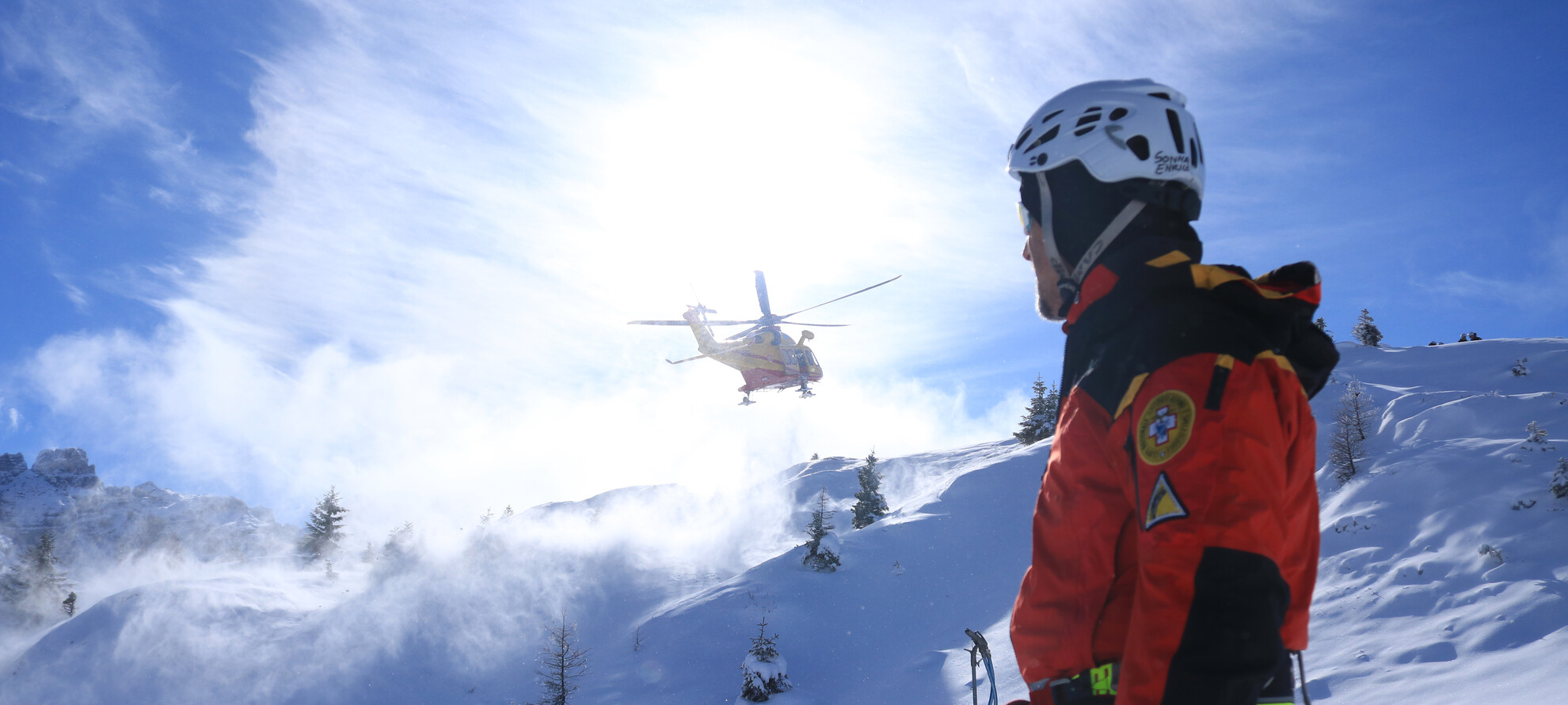 The mountains in winter