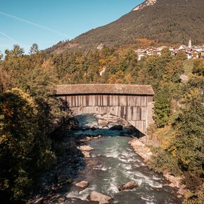 The covered bridge | © APT Fiemme Cembra