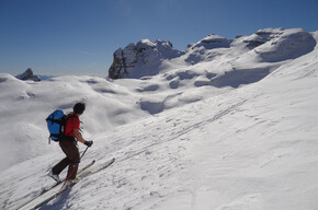 Cima Vallazza and Cima Roma in the background | © VisitTrentino
