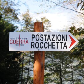 indicazione rocchetta | © APT Valsugana e Lagorai