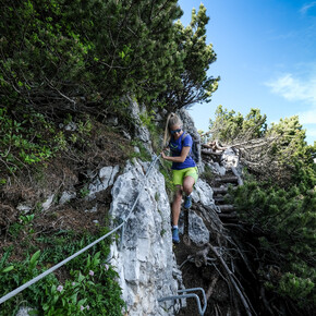 Primo tratto del sentiero delle Aquile | © APT Dolomiti di Brenta e Paganella