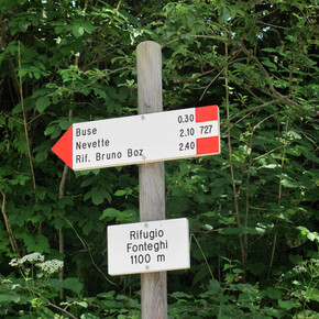 Hike from Rifugio Fonteghi to Rifugio Boz | © VisitTrentino