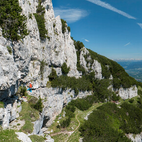 Climbing wall Cima Paganella | © APT Dolomiti di Brenta e Paganella