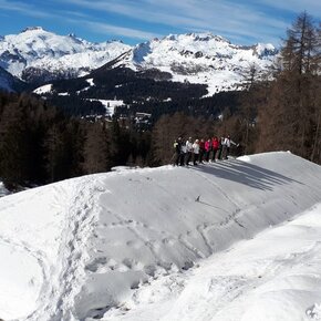 Snowshoeing route to Malga Vaglianella | © APT Madonna di Campiglio, Pinzolo, Val Rendena