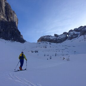 Ski mountaineering in Val Gelada | © VisitTrentino