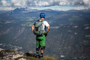 Route 1411 - Macaion Climax: highlight of biker’s delight at the summit of Gantkofel | © APT Val di Non 