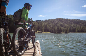 Route 1413 - Lake Tret and the Solomp trail: easy outbound and thrilling return | © APT Val di Non 