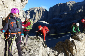 Auf den Bändern der Bocchette Centrali | © APT Madonna di Campiglio, Pinzolo, Val Rendena