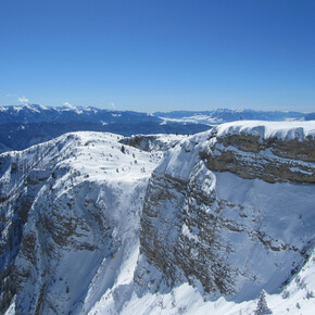 Klassische Schneeschuhwanderung auf den majestätischen Monte Roen | © APT Val di Non 