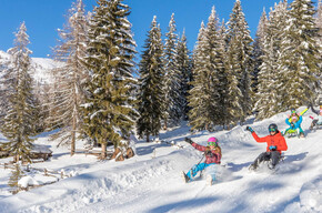 Fraina sledding track | © APT Fiemme Cembra