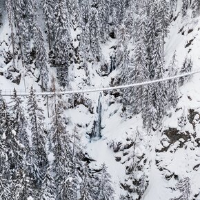 Suspension bridge in Val di Rabbi | © Azienda per Il Turismo Val di Sole