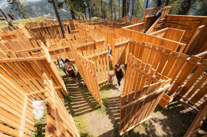 Labyrinth "Buffy's Den" ©Archivio Funivie Buffaure S.P.A. | © APT Val di Fassa