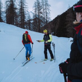Ski mountaineering at Malga Saline | © APT Valli di Sole, Peio e Rabbi