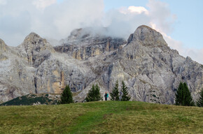 Die Terrasse am Brenta bei Malga Movlina | © Madonna di Campiglio Azienda per il Turismo 