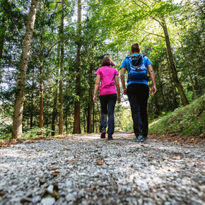Walking in the woods | © Garda Trentino