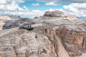 Sass Pordoi viewpoint - Pordoi Pass