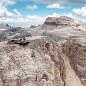 Sass Pordoi viewpoint - Pordoi Pass