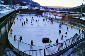 Pattinaggio all'aperto Lago di Tesero