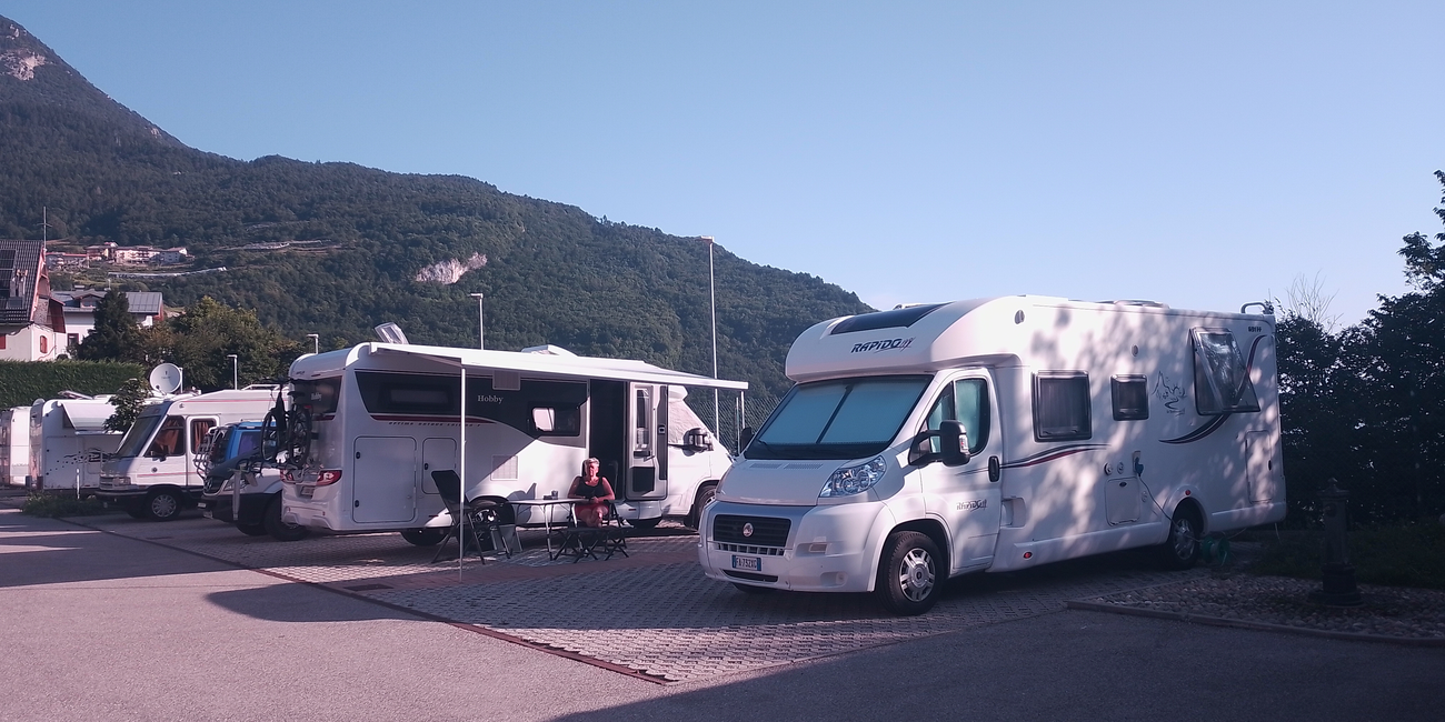 Camper area in Garniga Terme #1