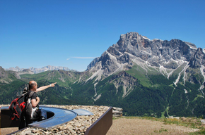 Balcone panoramico sulle Dolomiti
