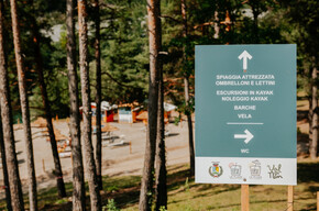 Val di Non - Spiaggia Le Plaze Lago di S. Giustina