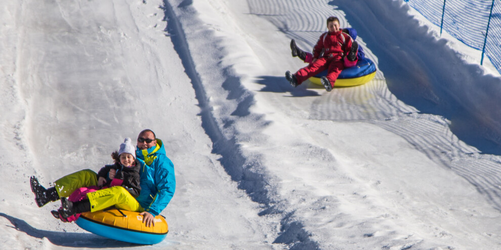 Tubing and sledding on Alpe Cimbra