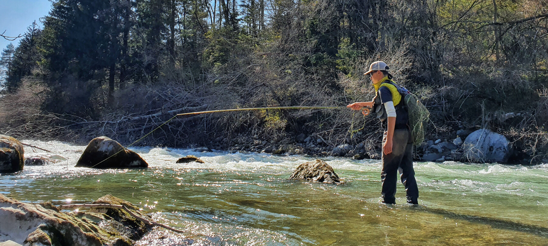 Grayling fishing guide in Trentino 