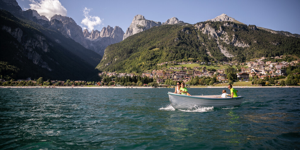 Canoeing on the lake