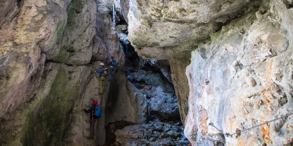 Ferrata del Burrone Giovanelli, Piana Rotaliana