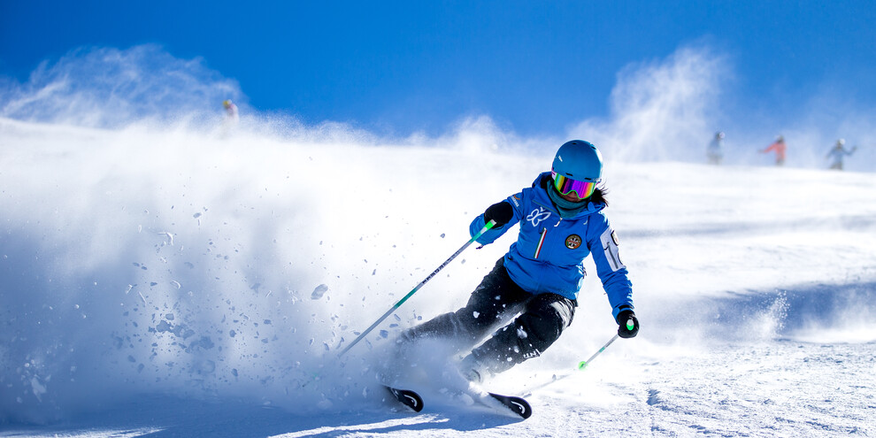 Skilaufen auf der Piste DoloMitica | © Alice Russolo