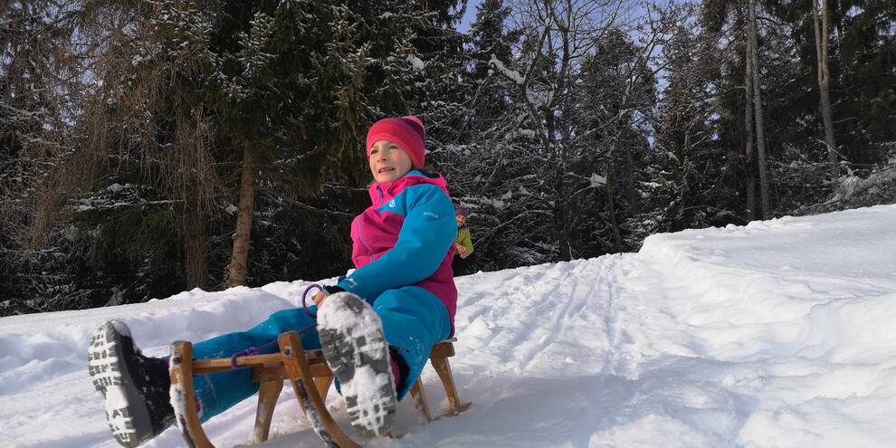 Snow walk at the Regole di Malosco