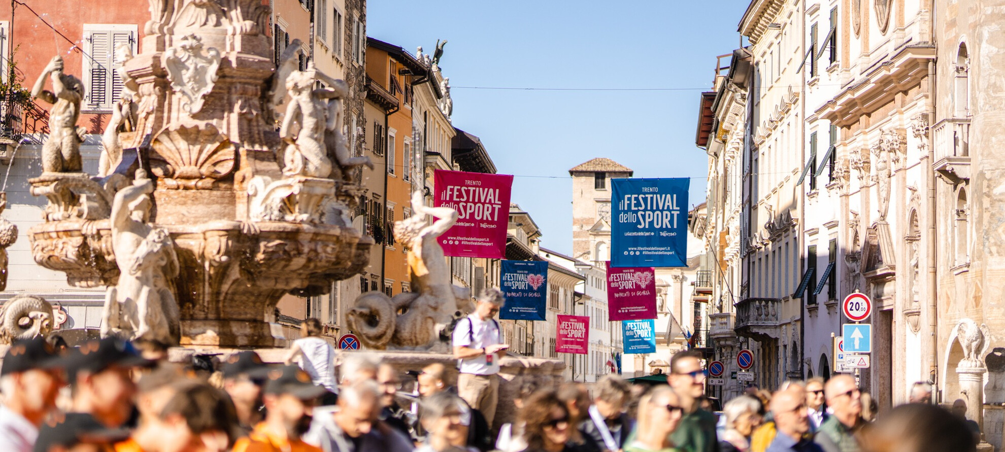 Eine Stadt in Tiefrosa