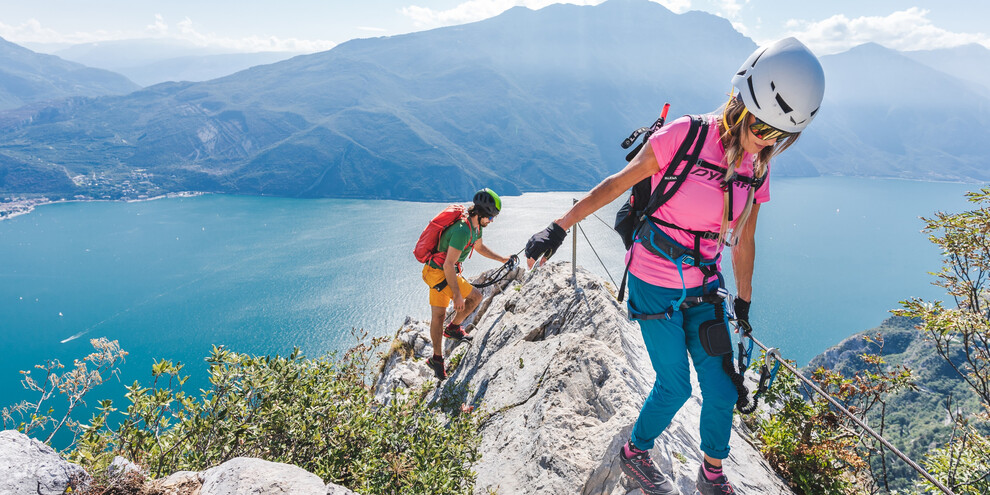 Garda Trentino - Riva del Garda - Ponale - Via ferrata Fausto Susatti Cima Capi - Arrampicata | © Gloria Ramirez