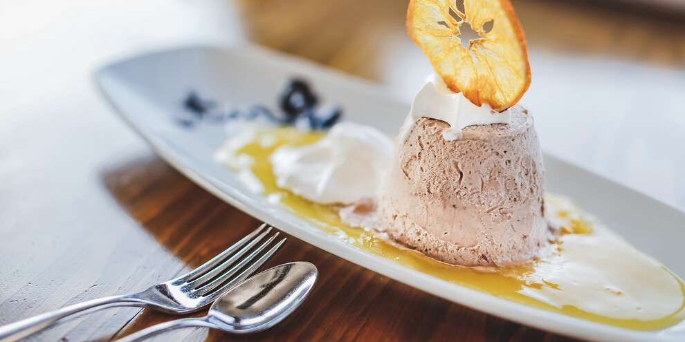 Halbgefrorendes aus Castione-Maronen