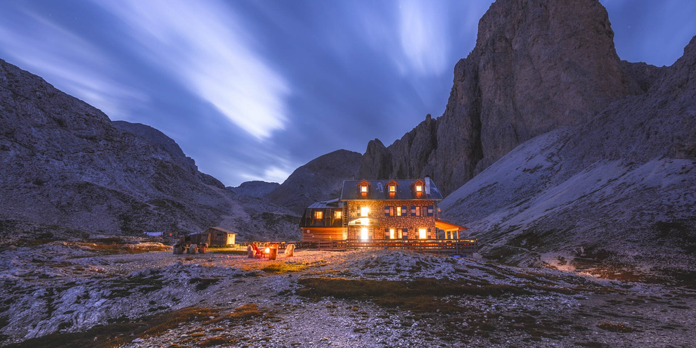 Dolomiti di autunno in Val di Fassa