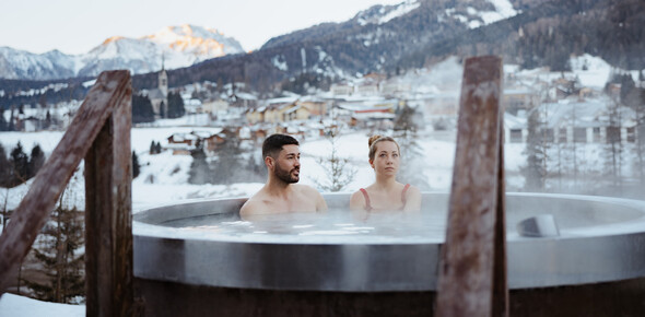 Val di Fassa - Pozza di Fassa - QC Terme Dolomiti - Tinozza | © Alex Moling