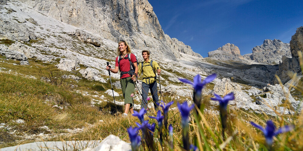 Hiking in the mountains 