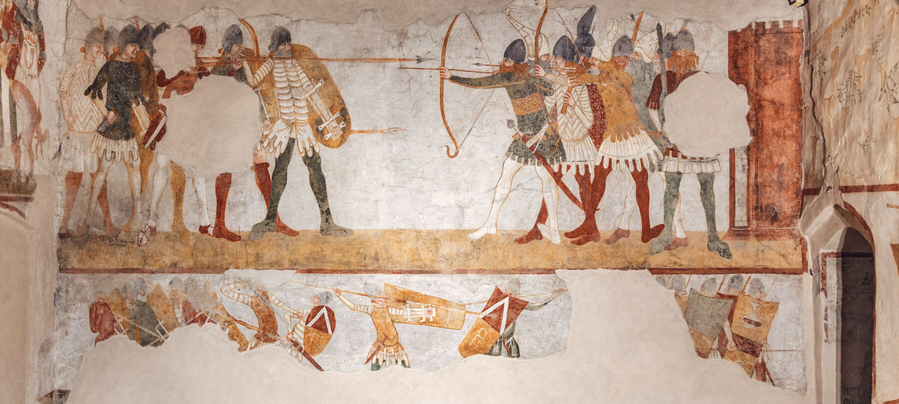 In der Burg von Avio im Vallagarina, inmitten von Geschichten über Liebe und Krieg